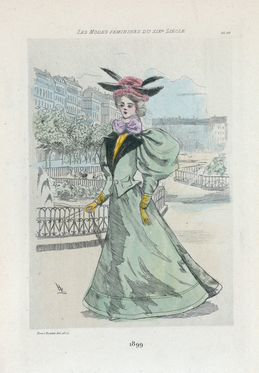 1899 Womens fashion in nineteenth century Paris 1902