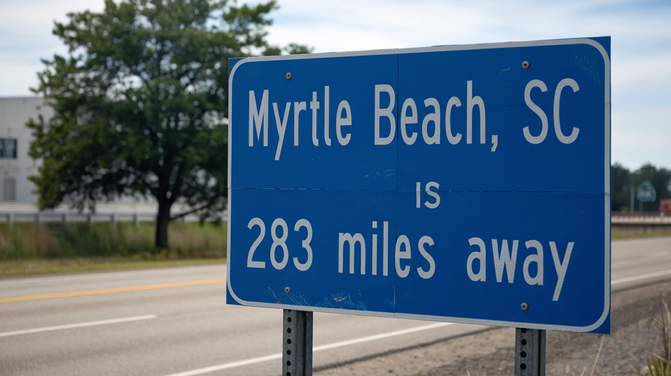 Distance and Travel Tips: Claxton GA to Myrtle Beach SC