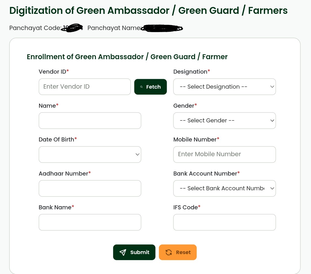 Green Ambassador Digitization
