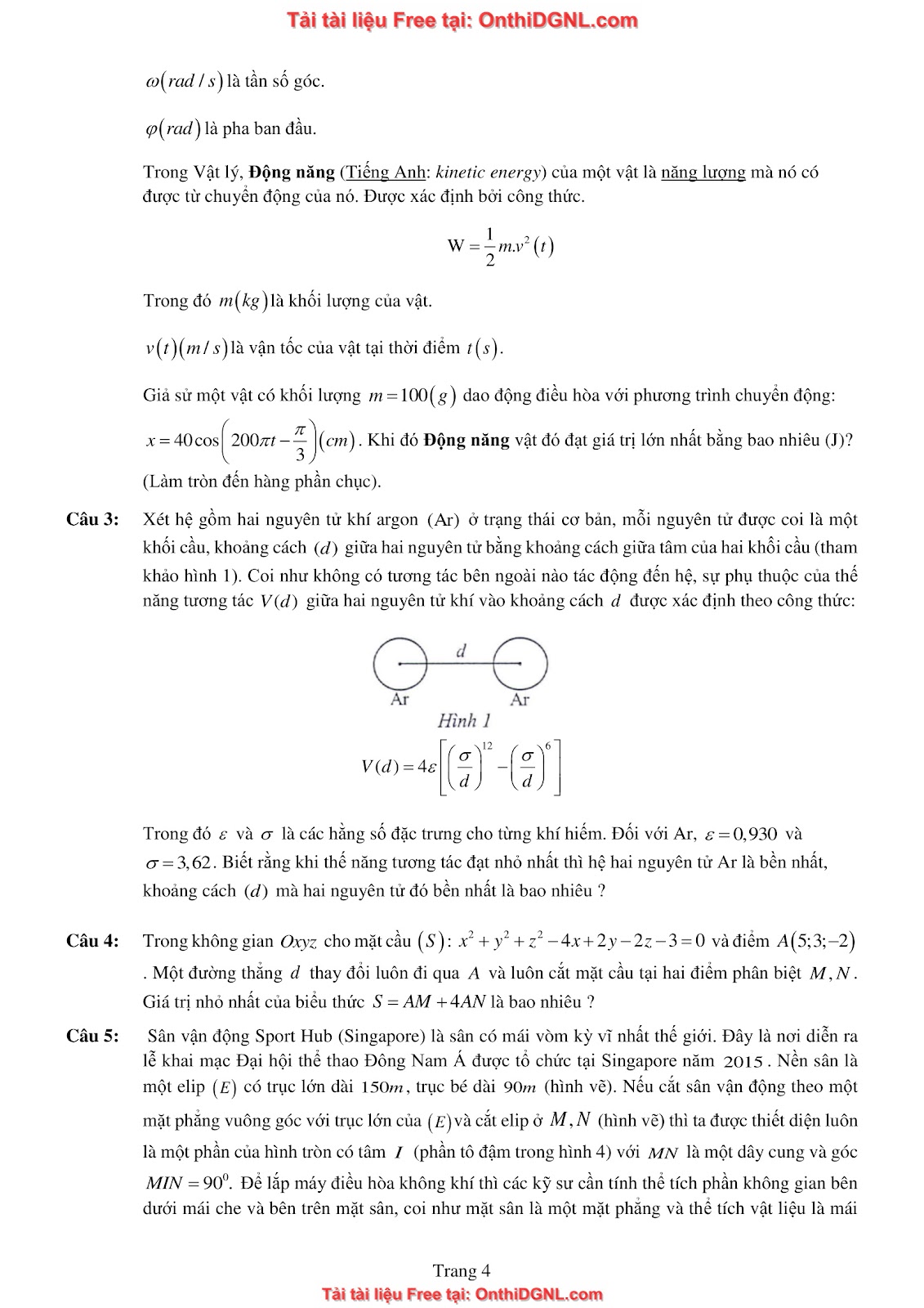 32 đề phát triển minh họa môn toán - có đáp án