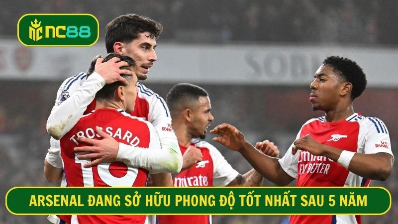 Arsenal đang thu quả ngọt sau 6 năm xây dựng đội hình