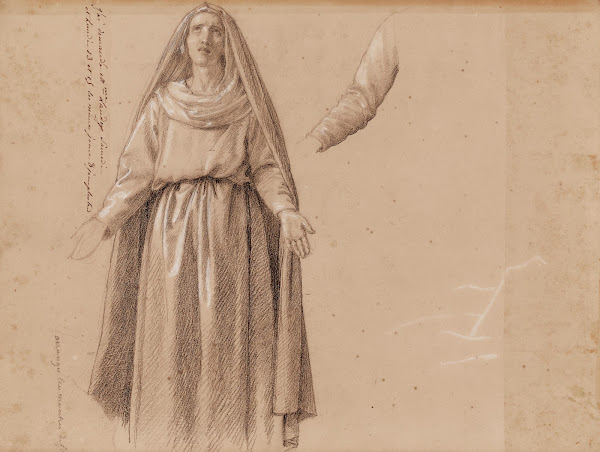 Etude pour la Mort de la Vierge 1831 1839