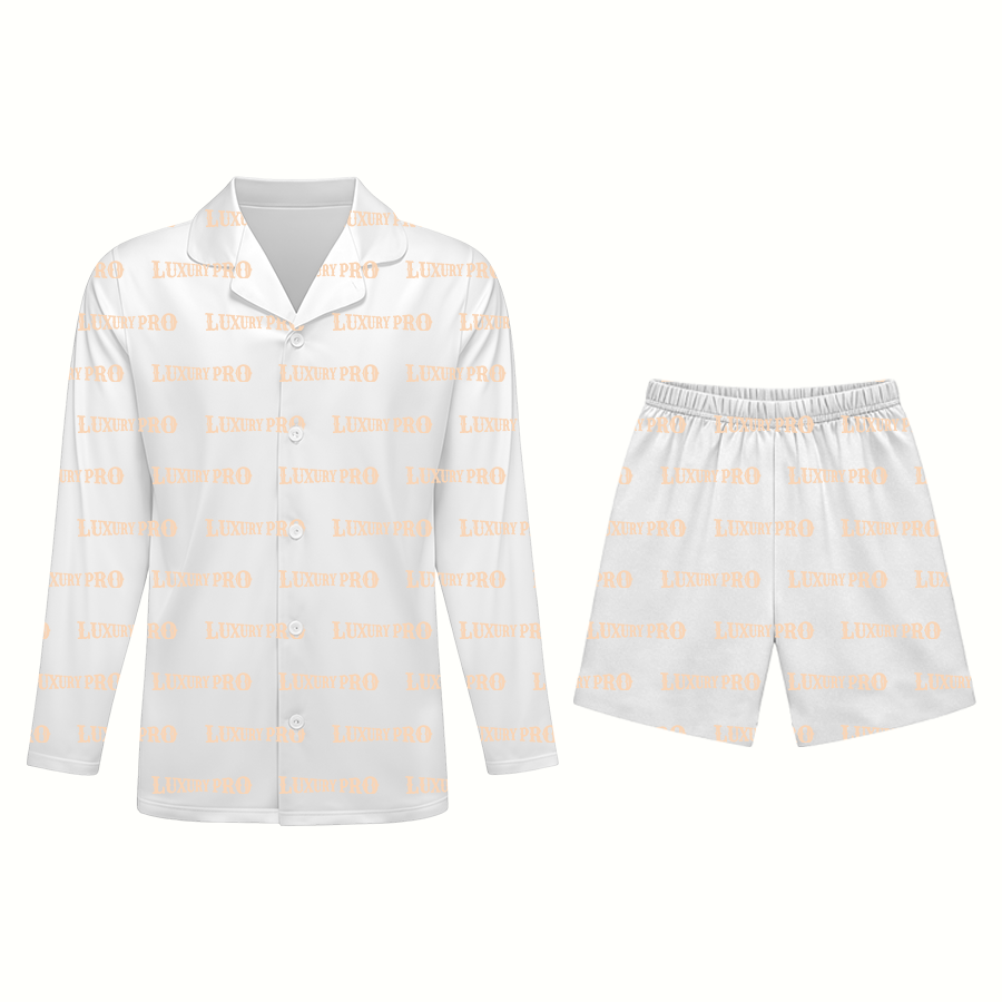 AOP Unbound Universal Long Sleeve Shirt and Shorts Pajama Set