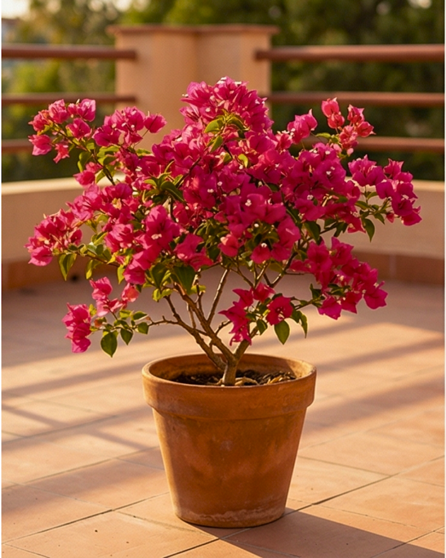 Imported Brezza Magenta Bougainvillea Plant — view 4