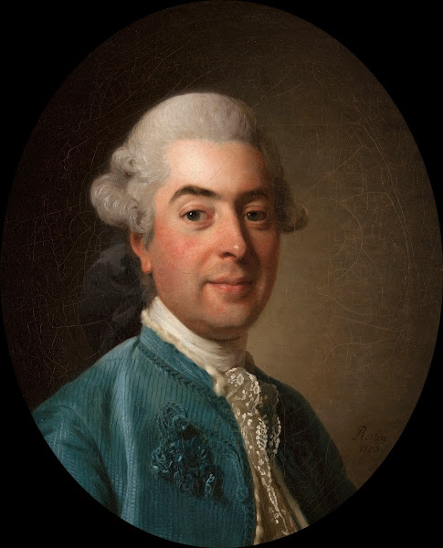 Portrait de Charles Marin de La Haye des Fossés fermier général du roi 1736 1790