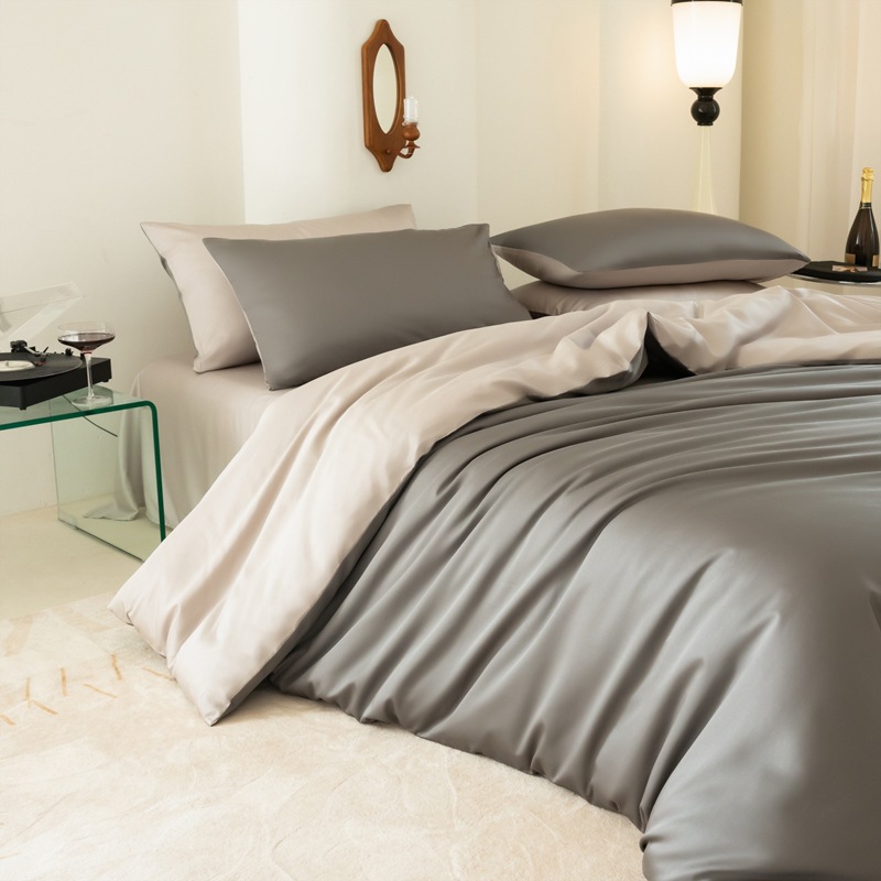 Lyocell-Cotton Bedding Set, Silky Soft, Solid Color