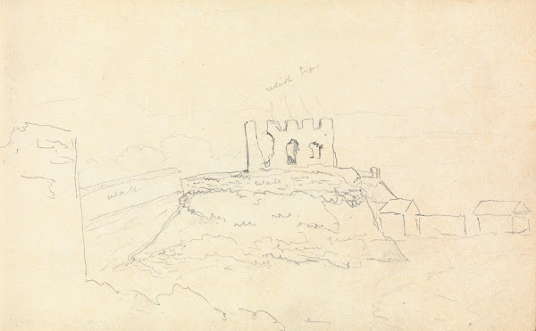 Sketch of Castle Ruins