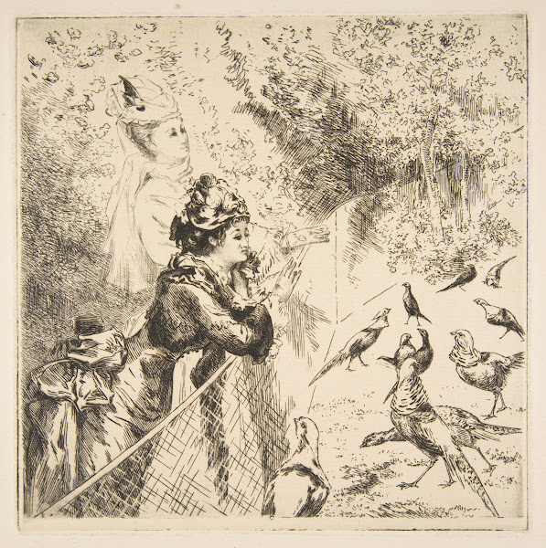 In the Zoological Garden ca 1873