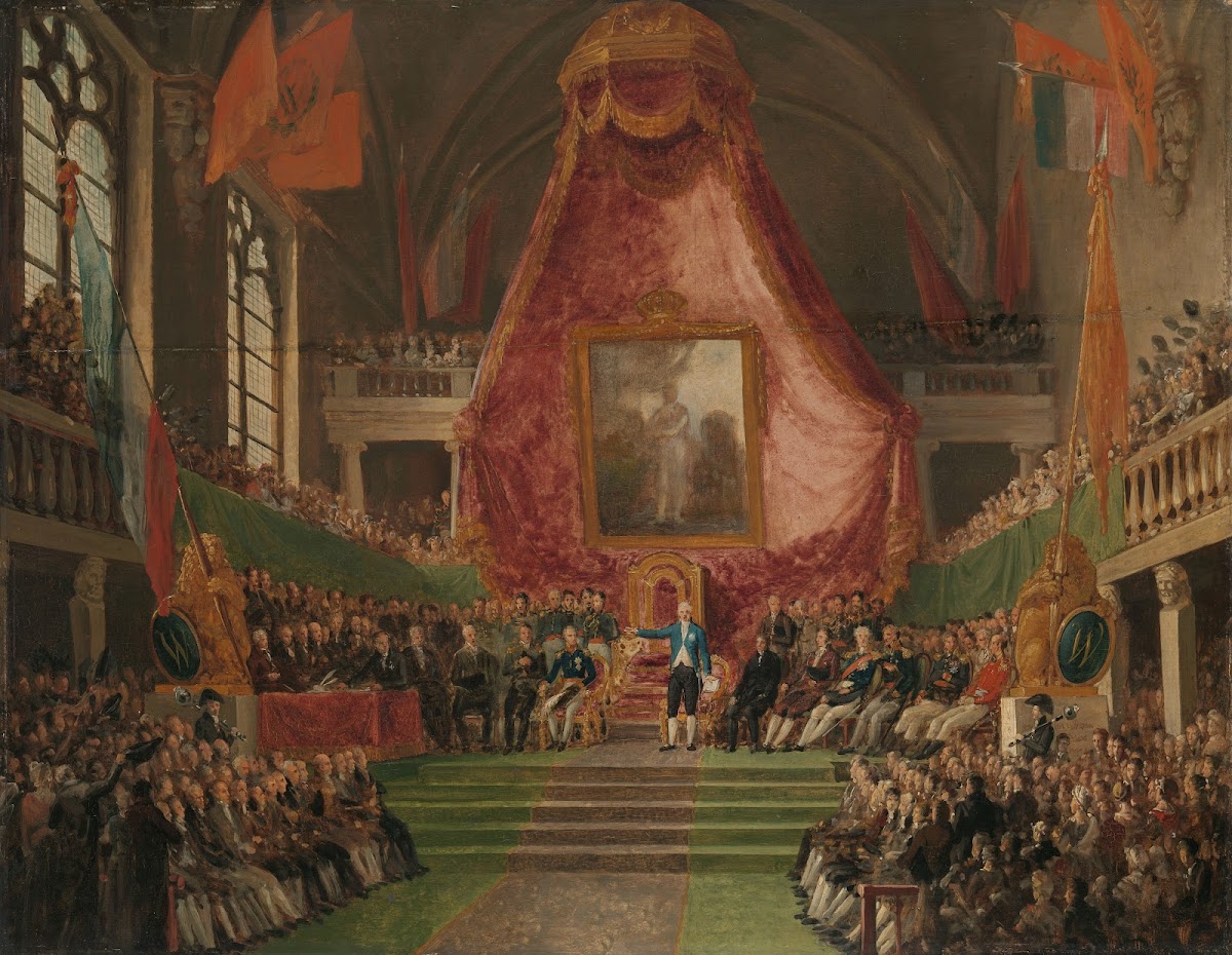 The Solemn Inauguration of University of Ghent by the Prince of Orange in the Th