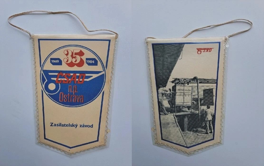 Vlaječka 35 let ČSAD 1949 - 1984 Ostrava !!!