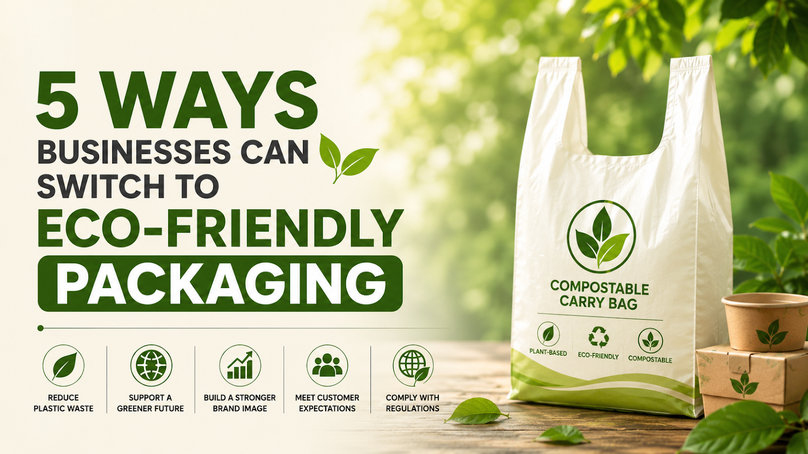 5 Ways Businesses Can Switch to Eco-Friendly Packaging