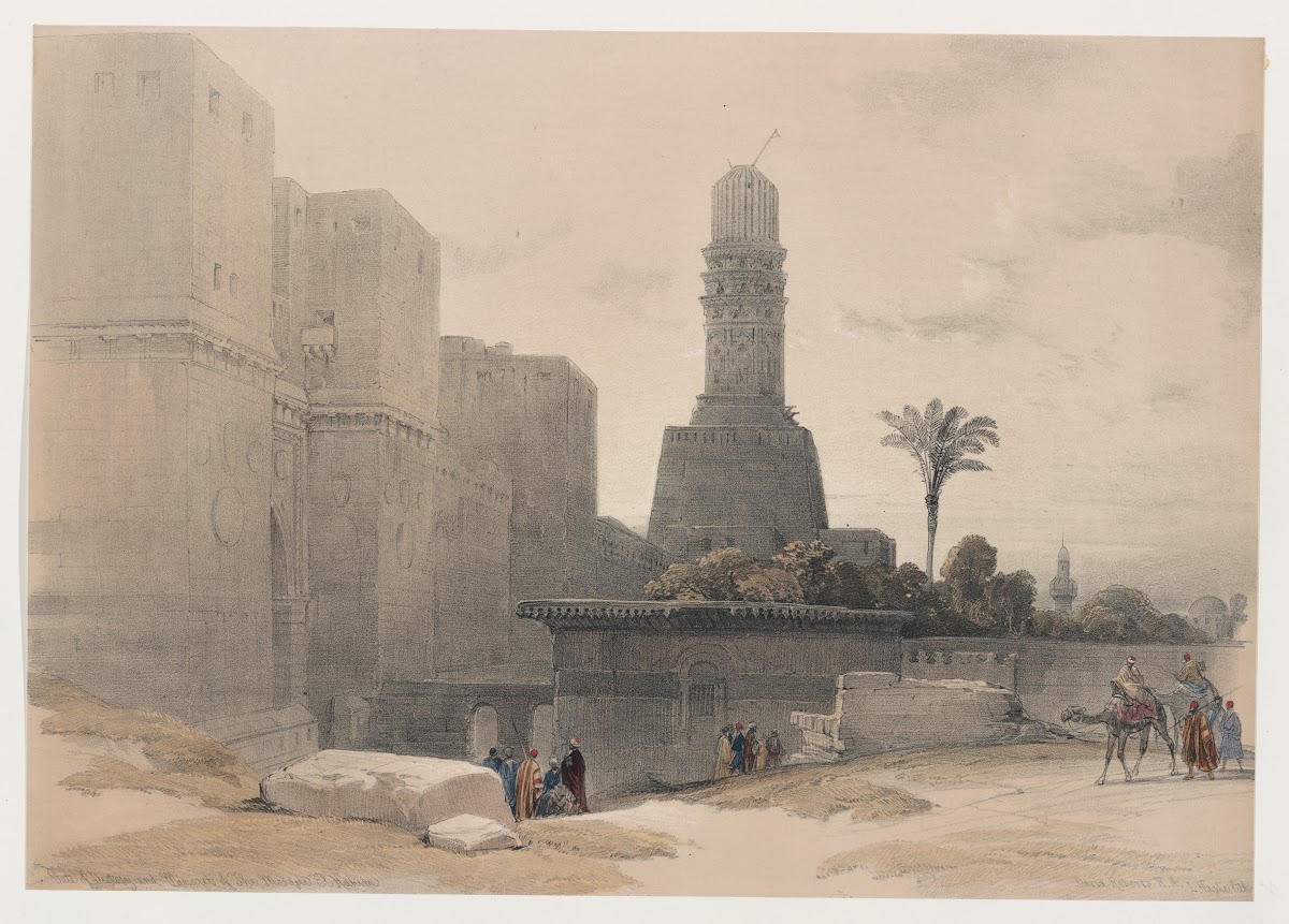 Gate of Victory Bab an Nasr and Mosque of El Hakim 1846 1849