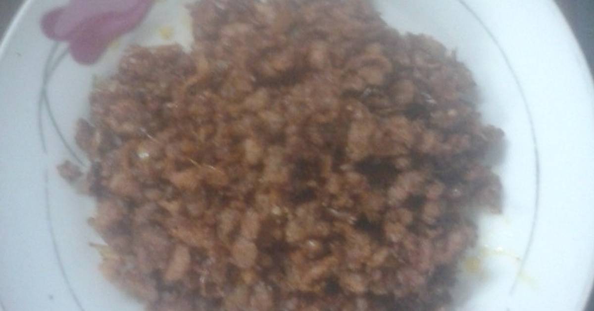 Thịt băm chưng mắm tôm