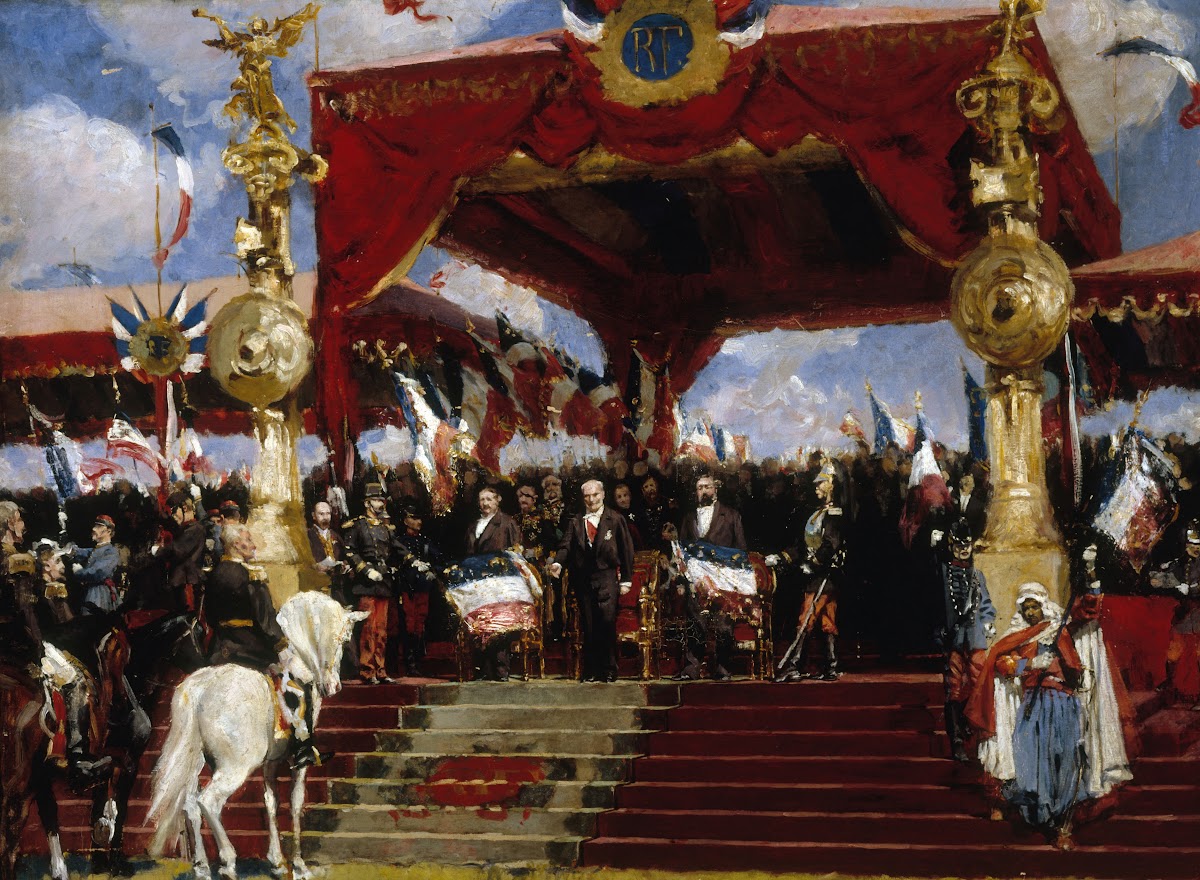 La Distribution Des Drapeaux À Longchamp Le 14 Juillet 1880 1880 1881