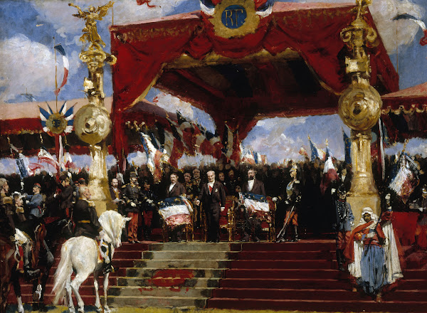 La Distribution Des Drapeaux À Longchamp Le 14 Juillet 1880 1880 1881