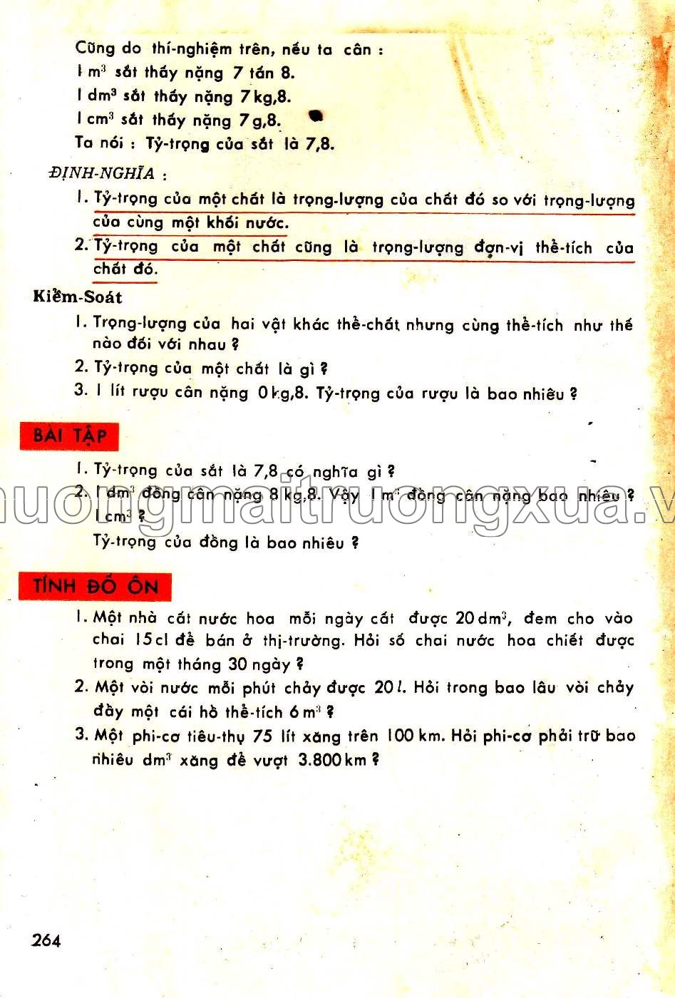 Toán pháp lớp 5 (1970) - Trang 260