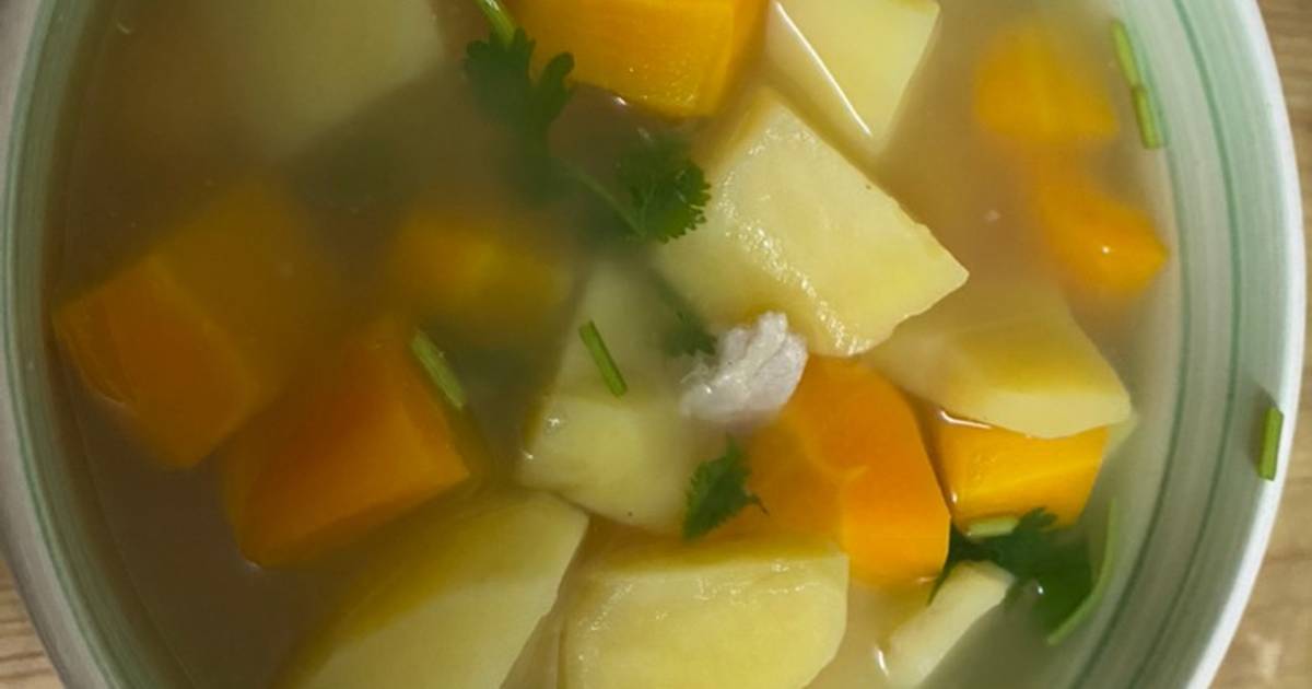 Canh rau củ thịt băm