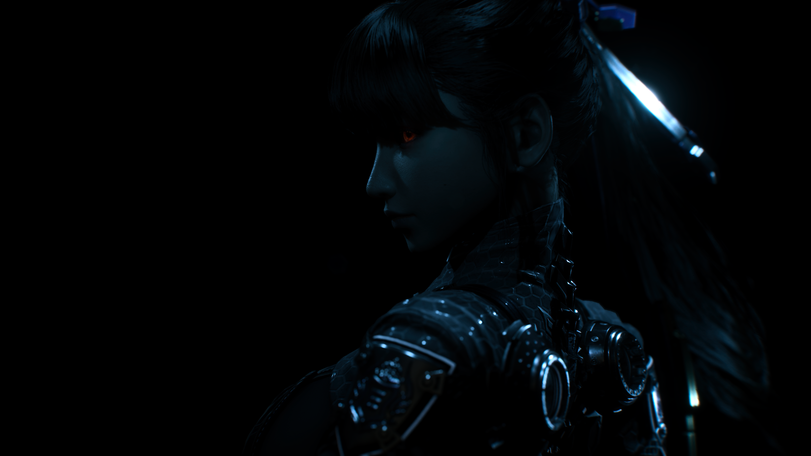 Eve From Stellar Blade Profile - Digital Art 4K Wallpaper (3840x2160)