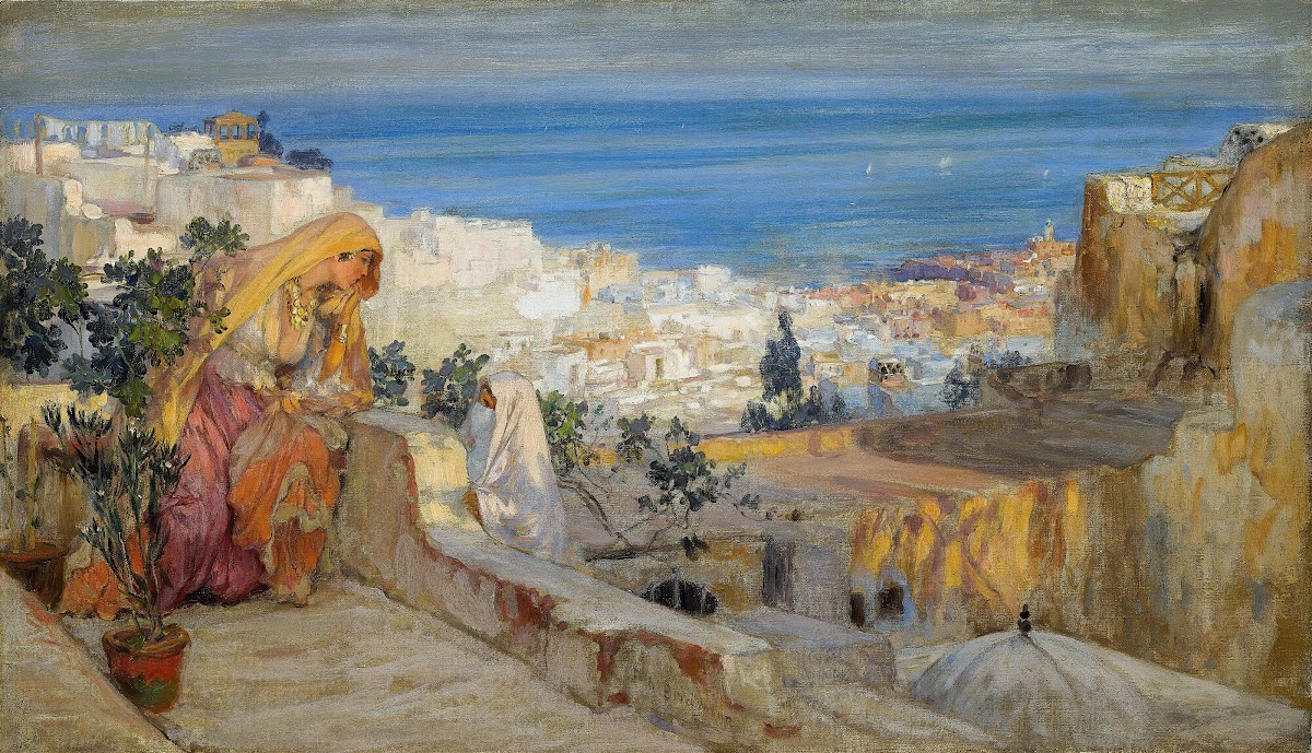 Arab Women On A Rooftop Algiers Beyond