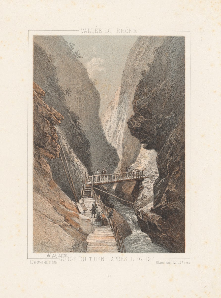 Gorge du Trient après lÉglise