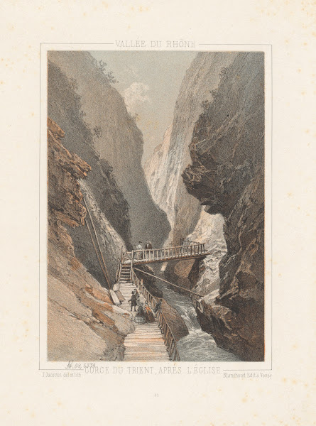Gorge du Trient après lÉglise