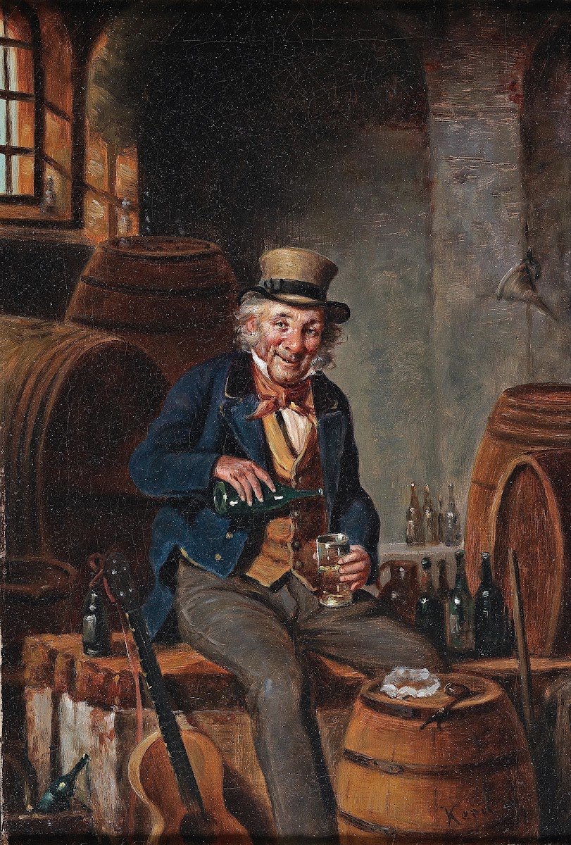 Ein wohlverdienter Schluck