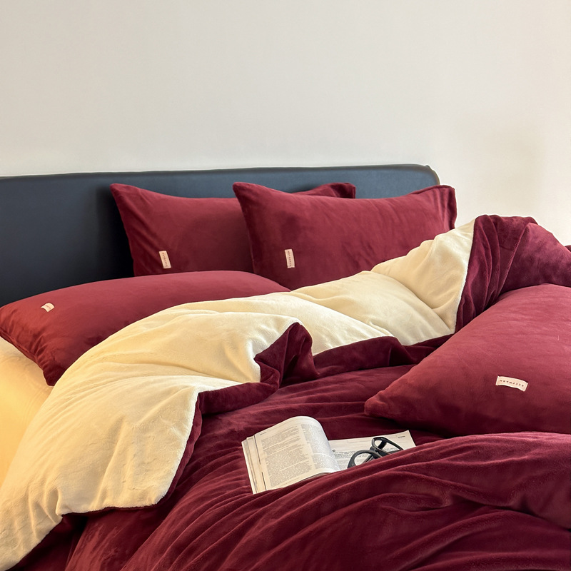 Microfiber Bedding Set, Solid Colors, 4-Piece