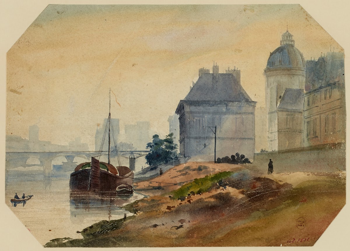 Seine devant lInstitut de France 1915 1945