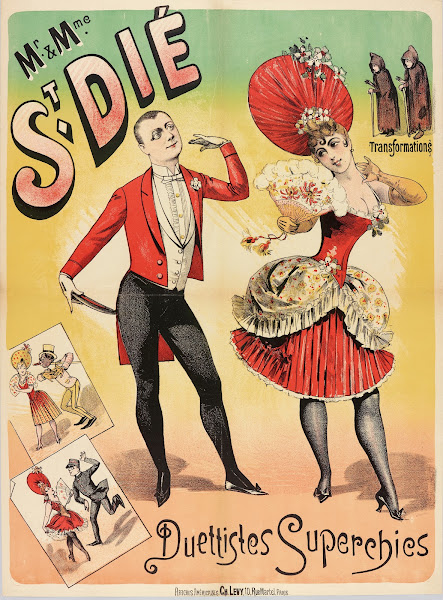 Mr  Mme St Die Transformations Duettistes Superchics 1888