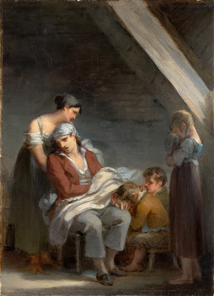 Une Famille dans la désolation A Grief StrickenFamily 1821