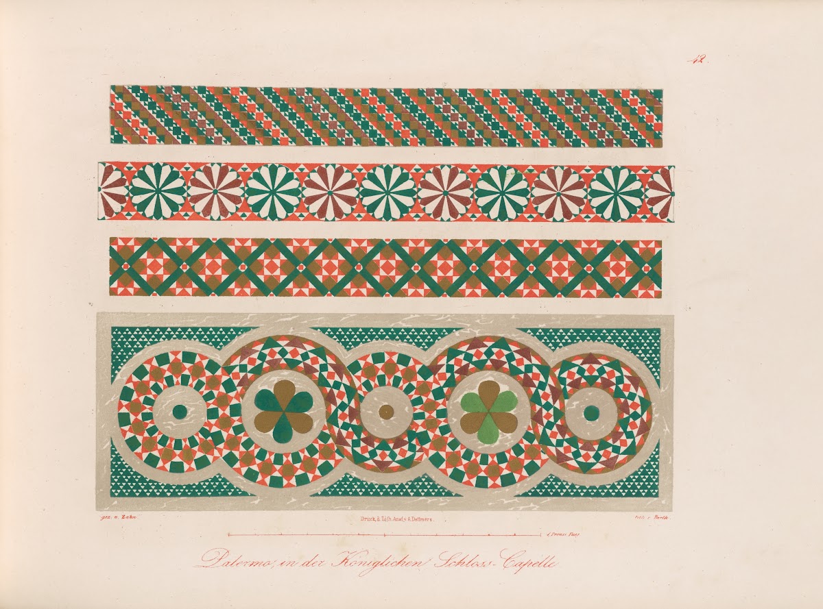 Ornamente aller klassischen Kunst Epochen nach den Originalien in ihren eigenthu