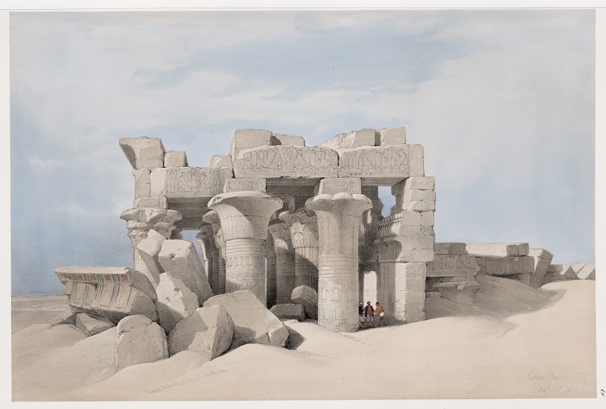 Kom Ombo Nov 21st 1838 1846 1849