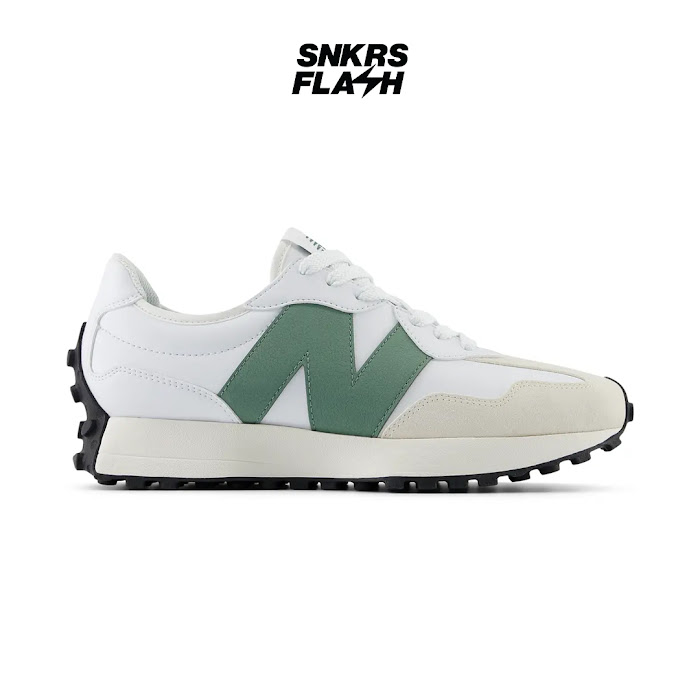 NEW BALANCE 327 WHITE DARK JUNIPER - Size 42.5