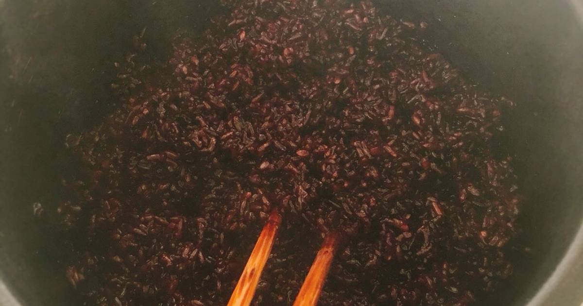 Nếp cẩm (để cả tuần trong tủ lạnh không lại gạo)
