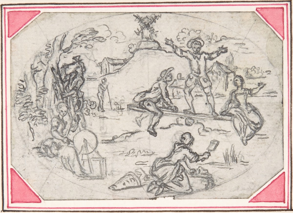 Design for a Box Lid 18th century
