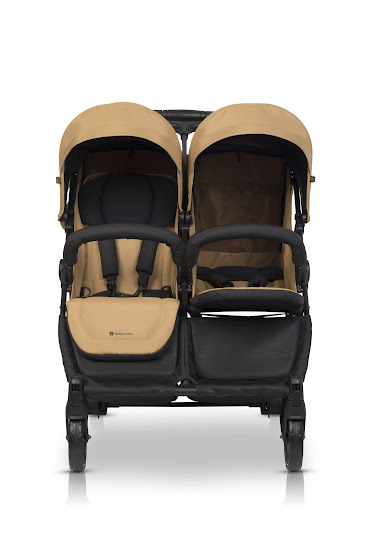 Stroller for twins Euro-Cart Doblo 2024 Camel