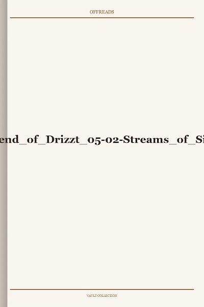 Icewind Dale Triology, The-Legend of Drizzt 05-02-Streams of Silver-R. A. Salvatore-retail