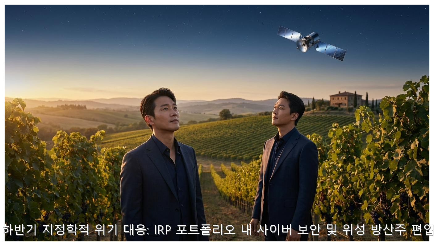 2026 하반기 지정학적 위기 대응: IRP 포트폴리오 내 사이버 보안 및 위성 방산주 편입 전략 핵심 안내 및 분석 인포그래픽 (4)