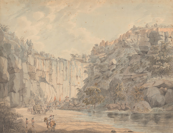 View Within the Southern Entrance of Gundecotta Pass ca 1792
