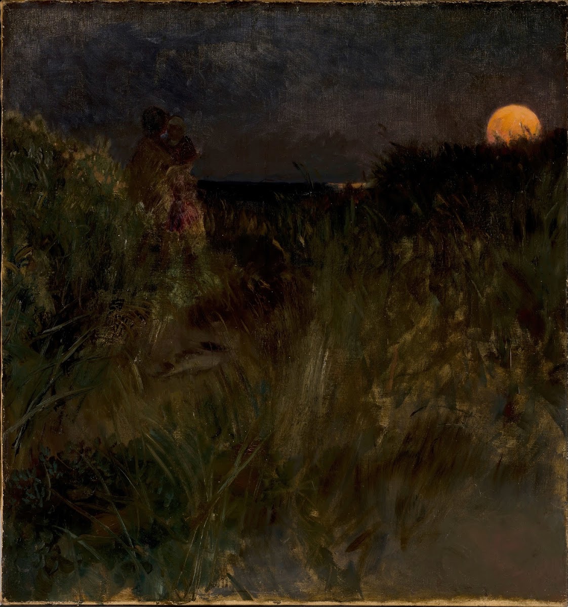 Moonrise over the dunes 1883