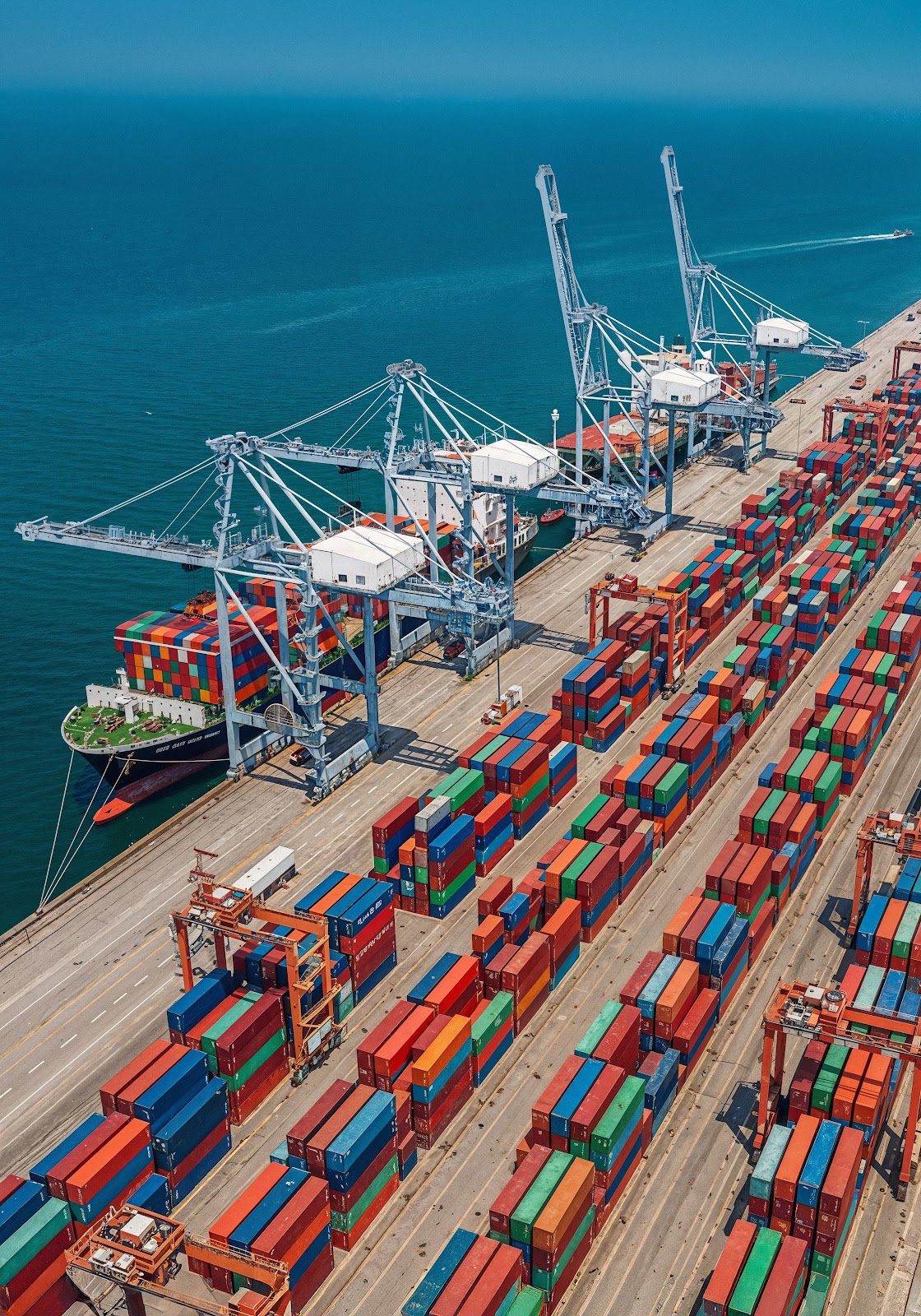 Cargo Ship at Port