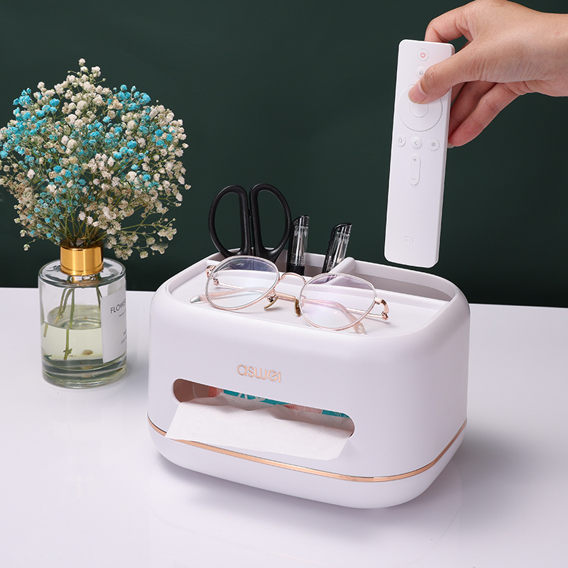 Multifunktionale Taschentuchbox aus Kunststoff