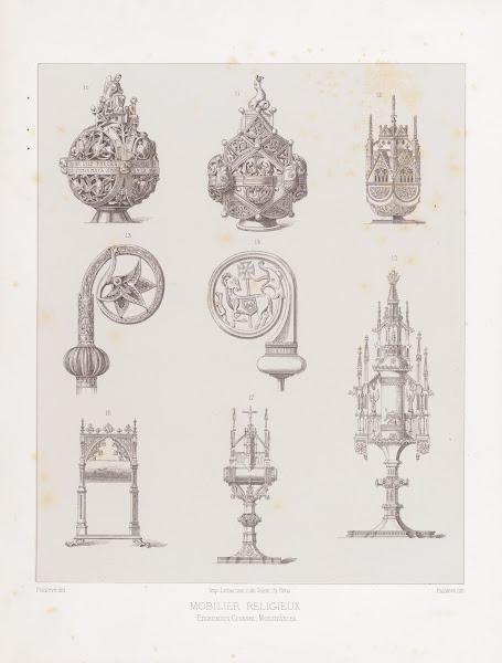 Encensoirs Crosses Montrances 1859 1864