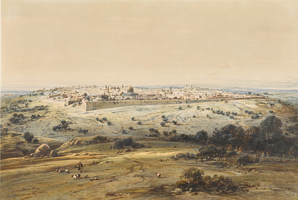Jerusalem from the Mount of Olives 1852