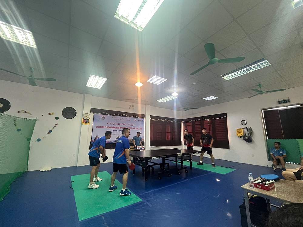 Trường Đại học Tây Bắc tổ chức thành công giải bóng bàn chào mừng kỷ niệm 65 năm ngày thành lập Trường  (1960 - 2025)