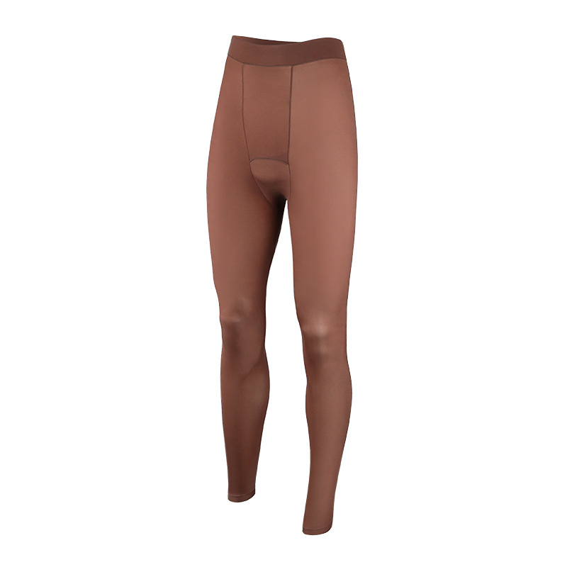 Thin Thermal Underwear Set for Men, Crew Neck