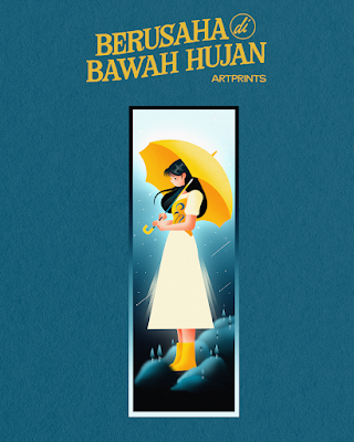 Artprint "Sedia Aku sebelum Hujan"