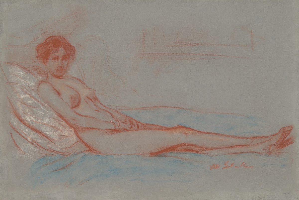 Reclining Female Nude c 1910