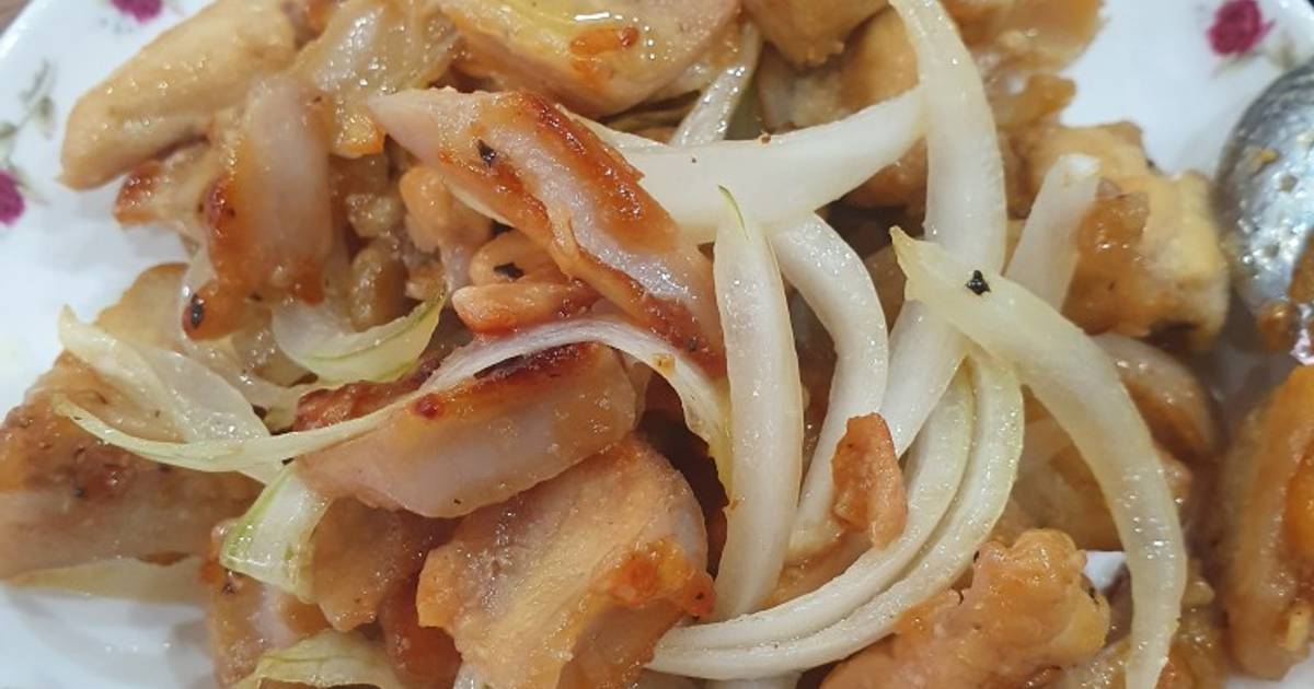 Sụn gà chiên nước mắm