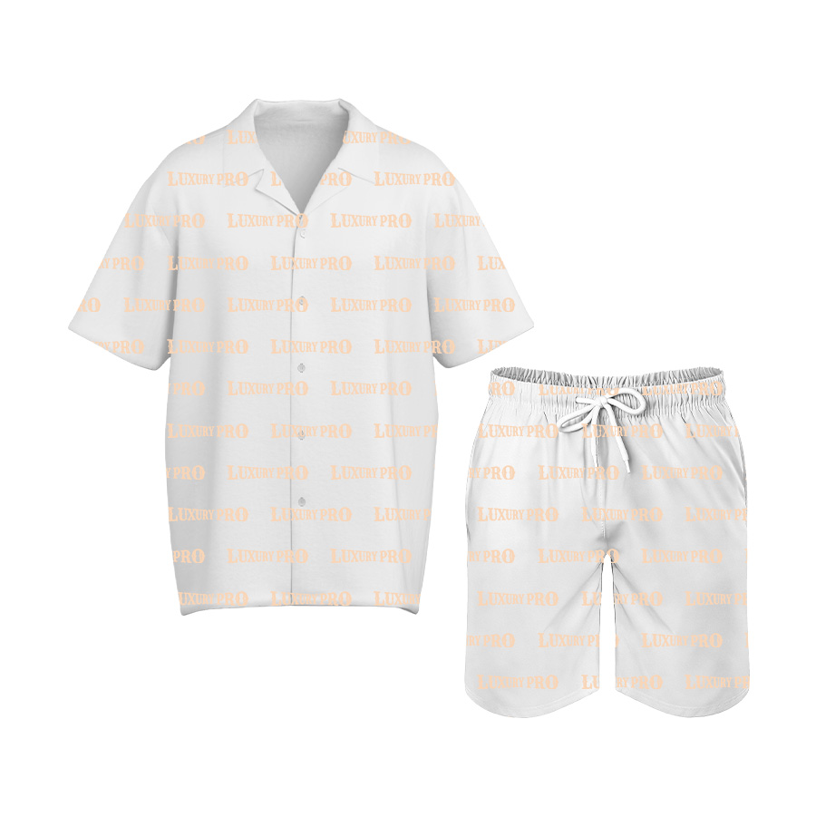 Kids' Brazilian Collar Shirt + MEG Kids' Beach Shorts - Four-Way Stretch